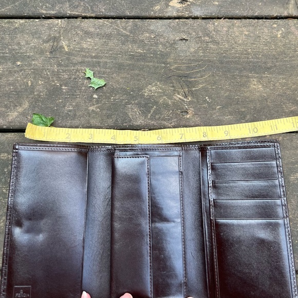 Authentic Fendi Trifold Wallet in Zucca Canvas and Leather Great Condition! - Picture 14 of 15